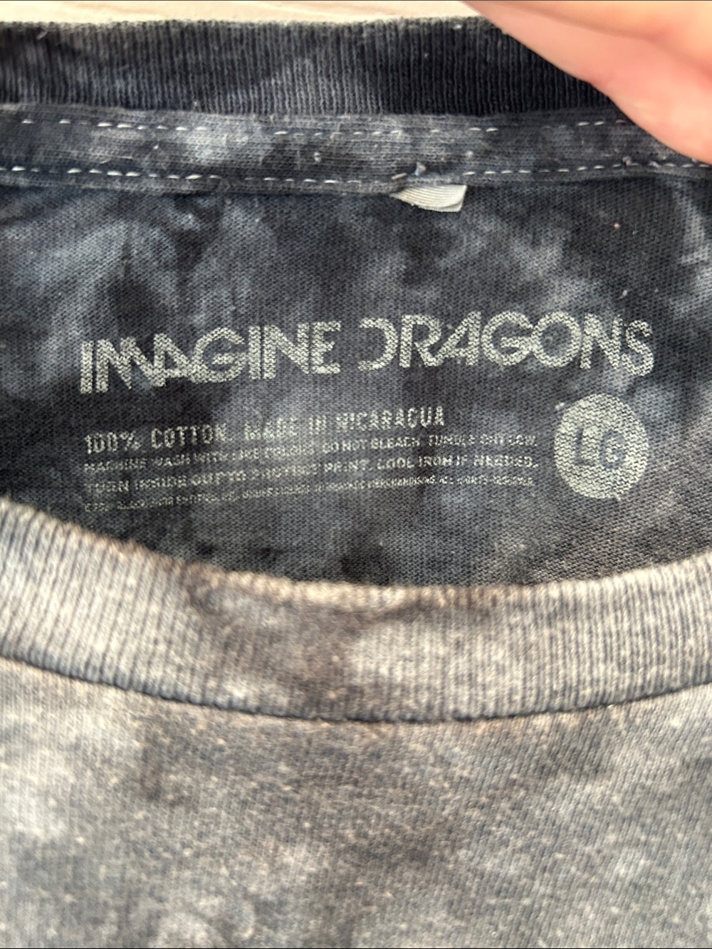 Imagine Dragons World Tour 2022 Tie Dye Band T-Shirt Large Concert Tee - Picture 2 of 7